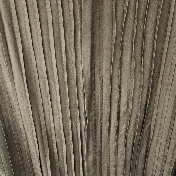 Vintage - Silk Austin Kane Black Pleated Blouse - NWOT - Size L - Picture 2 of 6